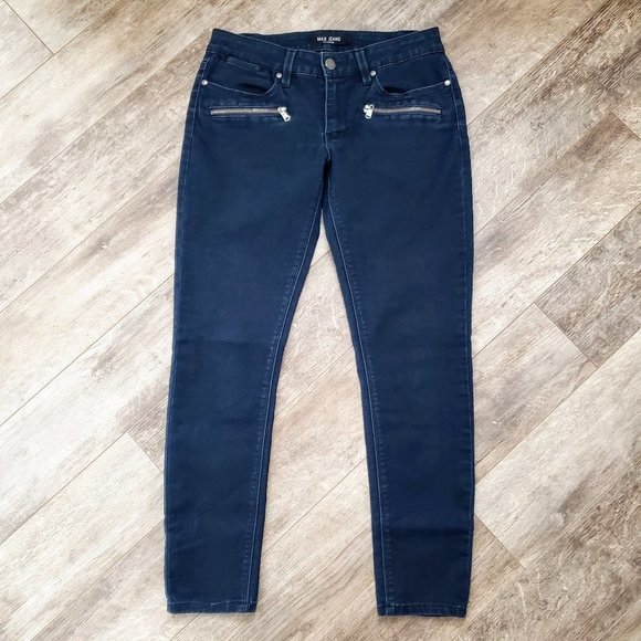 Max Jeans Skimmer Zip Front Stretchy Jeans 6 - Picture 1 of 7